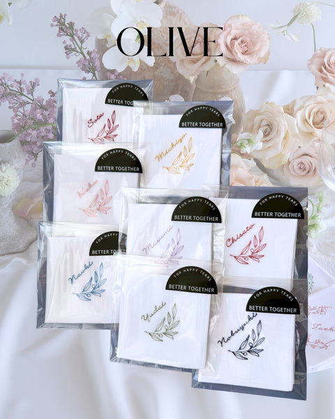 【3営業日で発送】人気no.1✨夫婦の木Olive✨ブライダルハンカチ