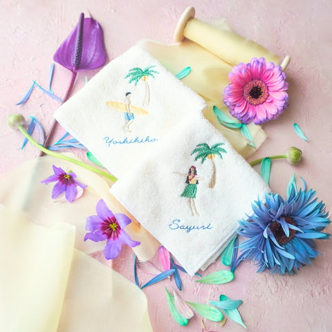 １枚～ フラ＆サーフィン Resort Handkerchief