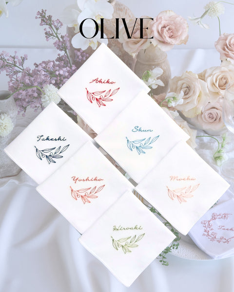 【3営業日で発送】人気no.1✨夫婦の木Olive✨ブライダルハンカチ