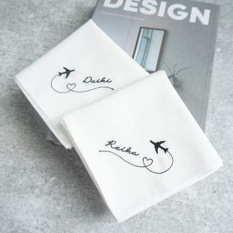 飛行機ブライダルハンカチ