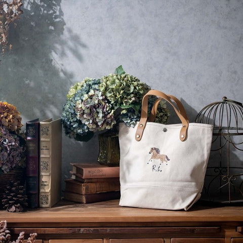 馬刺繍🐴累計1500個販売！保育園バッグ