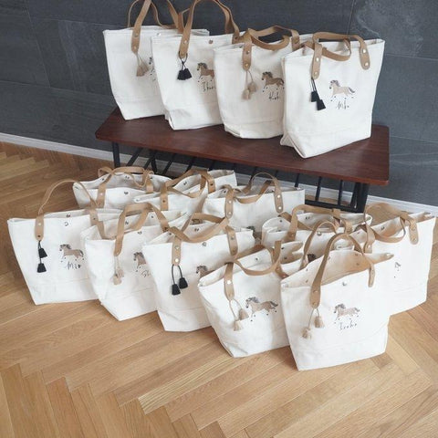 馬刺繍🐴累計1500個販売！保育園バッグ