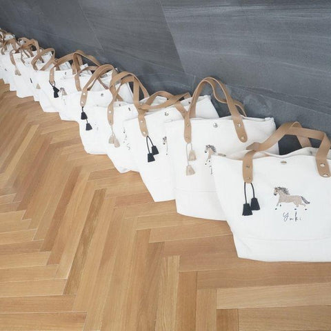 馬刺繍🐴累計1500個販売！保育園バッグ