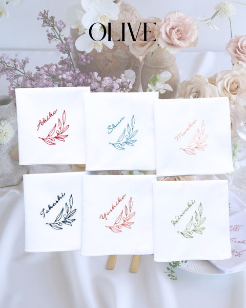 【3営業日で発送】人気no.1✨夫婦の木Olive✨ブライダルハンカチ