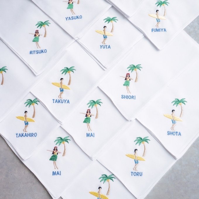 １枚～ フラ＆サーフィン Resort Handkerchief
