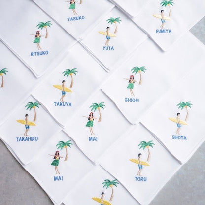 １枚～ フラ＆サーフィン Resort Handkerchief